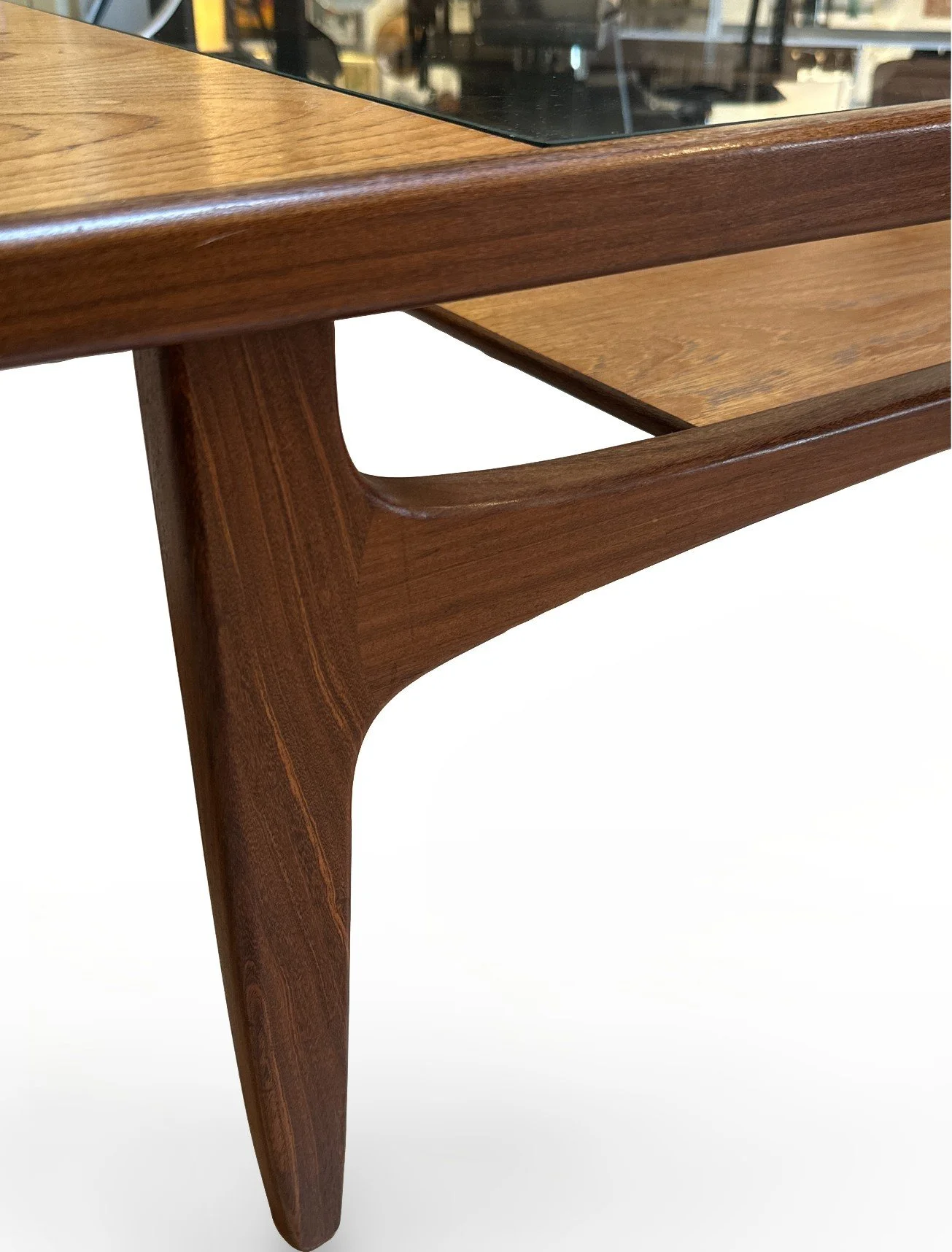 1960s VB Wilkins for G-Plan Mid-Century Teak and Glass Coffee